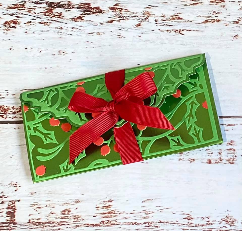 Craft Buddy Holly Berry Flourish Gifting Wallet Die Set