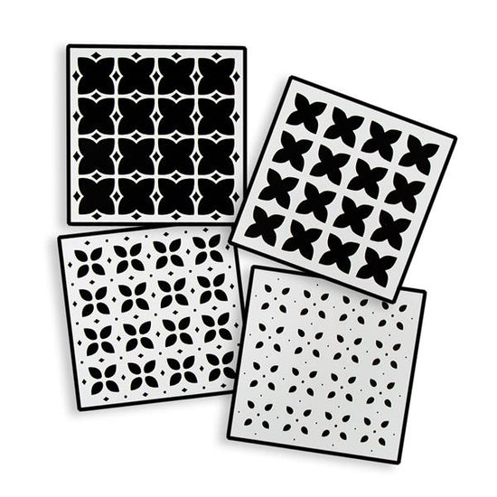 Load image into Gallery viewer, Craft Buddy Premium Embossing Layering Stencils - Geometric
