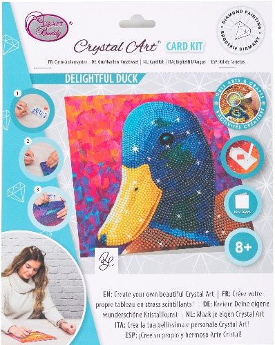 Delightful Duck Crystal Art CardDelightful Duck Crystal Art Card - Front Packaging