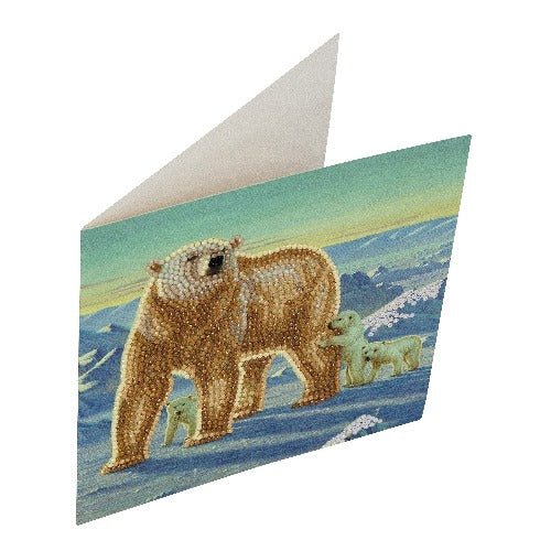 "Polar Family" Crystal Card Kit