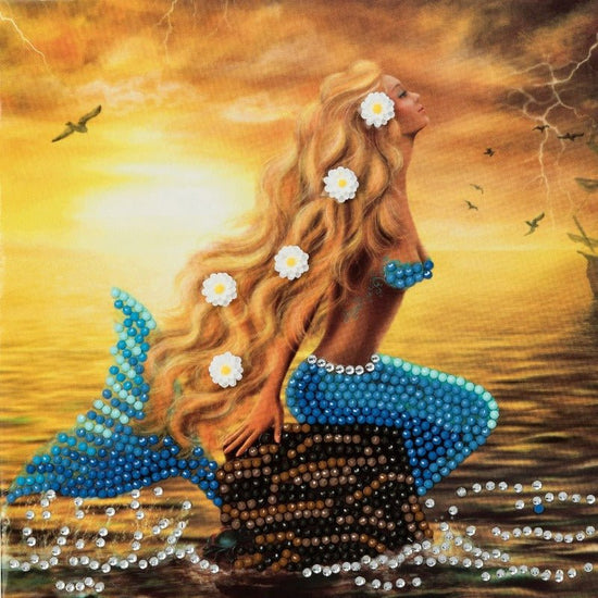 "Mermaid Dreams" Crystal Art Card Kit