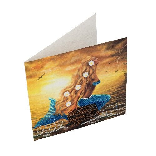 "Mermaid Dreams" Crystal Art Card Kit