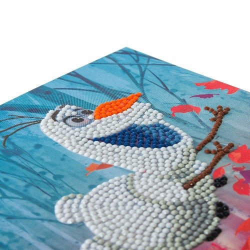 Load image into Gallery viewer, &amp;quot;Floating Olaf&amp;quot; Crystal Art Card 18x18cm
