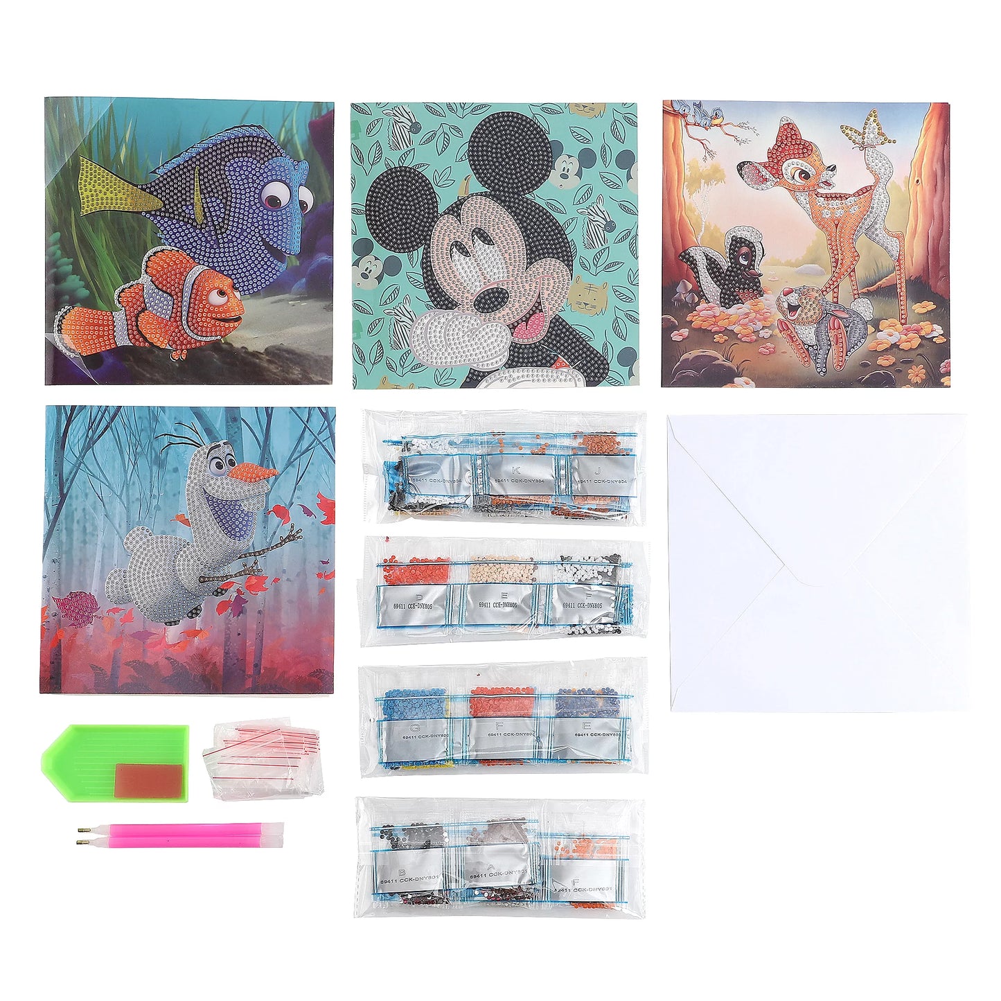 Load image into Gallery viewer, Disney Cards Set of 4
