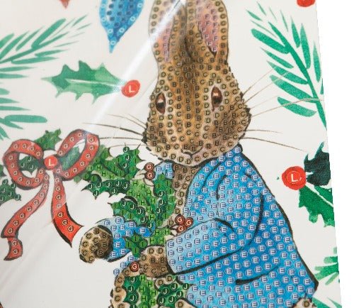 Load image into Gallery viewer, Peter &amp;amp; Flopsy Festive Wreath - Close Up incomplete
