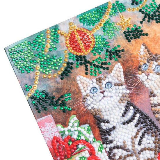 Magic of Christmas, 18x18cm Crystal Art Card - Close up
