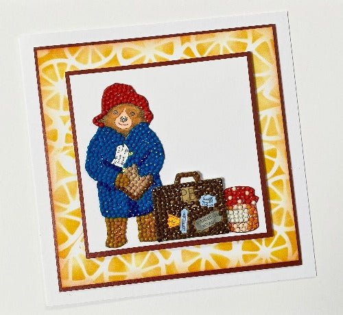 Load image into Gallery viewer, Paddington Bear Crystal Art A5 Stamp Set - Visiting Big Ben
