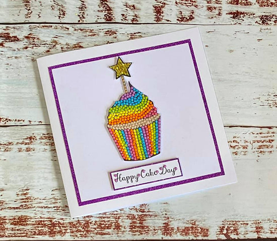 Load image into Gallery viewer, Cute Cupcakes A6 Crystal Art Stamp Set
