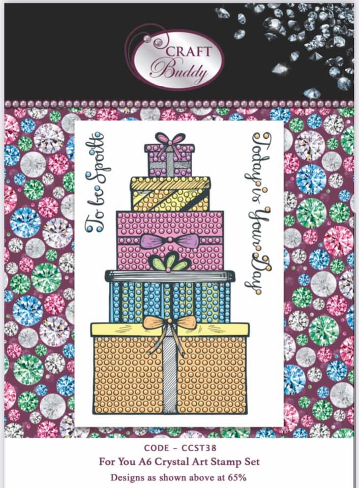 Gifts for You A6 Crystal Art Stamp Set