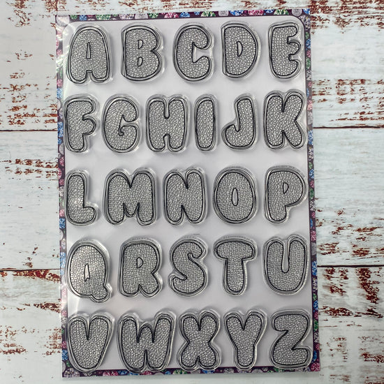 Load image into Gallery viewer, Sparkling Alphabet A4 Crystal Art Stamp Set
