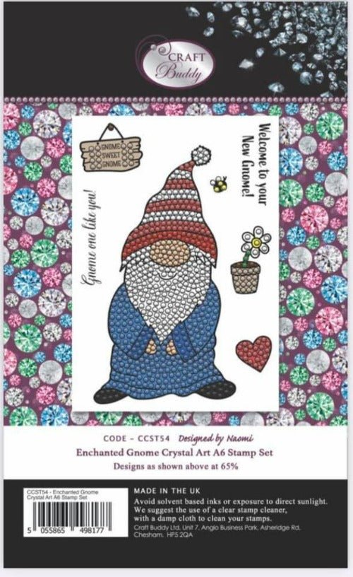 "Enchanted Gnome" A6 Premium Stamp Set