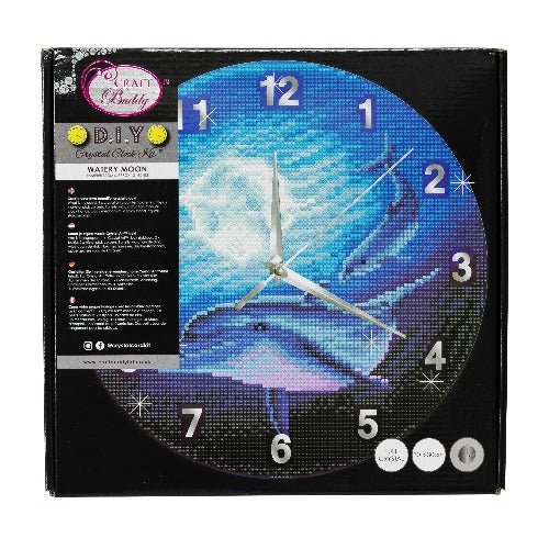 "Watery Moon" Crystal Clock Kit 30cm