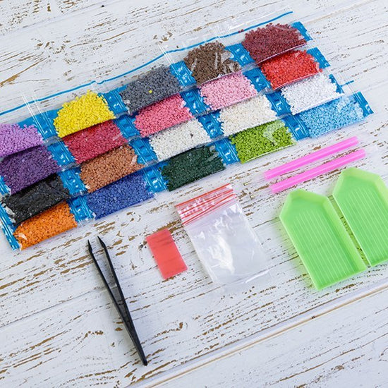 Crystal Art Refill Pack - Crystals x20 and Tools