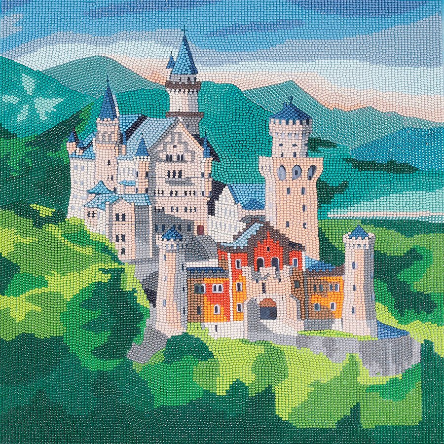 "Castle" Crystal Art Kit 40x50cm Front