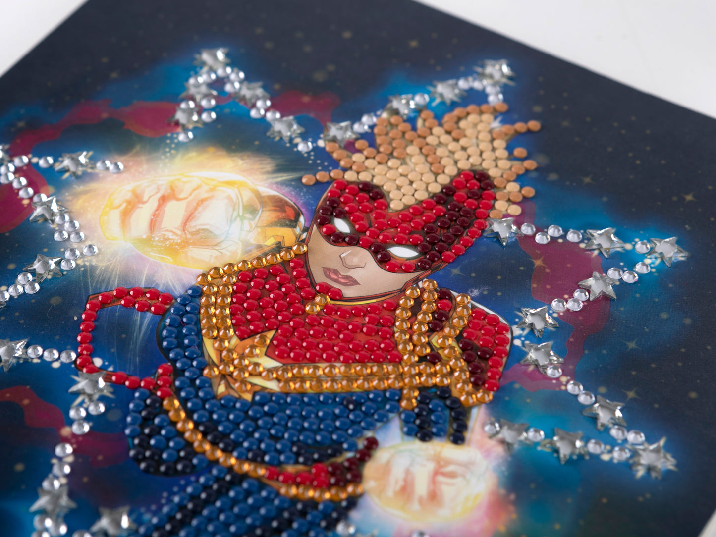 Captain Marvel 18x18cm Crystal Art Card