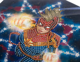 Captain Marvel 18x18cm Crystal Art Card
