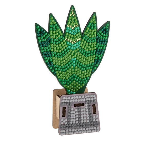 Load image into Gallery viewer, Crystal Art Cacti - Set of 6 front 3
