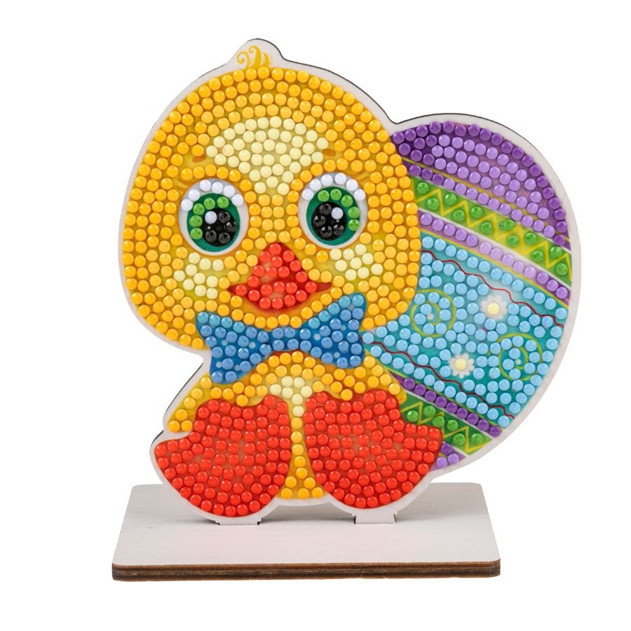 Crystal Art Home Ornaments - Easter Set Of 6 Chick front 