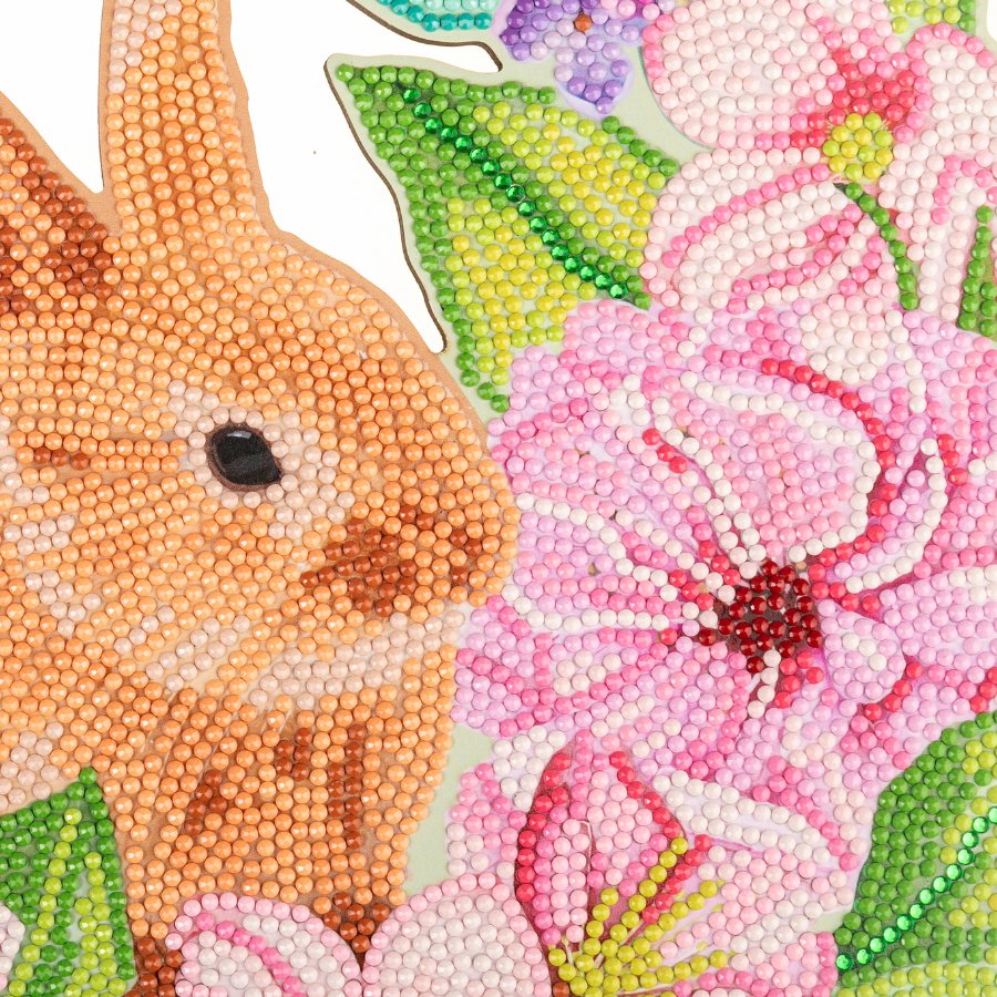 Load image into Gallery viewer, Crystal Art Wreath Kit - Easter Close up
