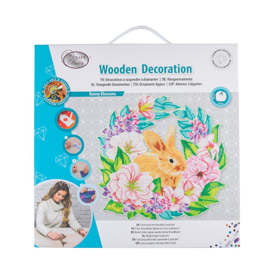 Load image into Gallery viewer, Crystal Art Wreath Kit - Easter Front packaging
