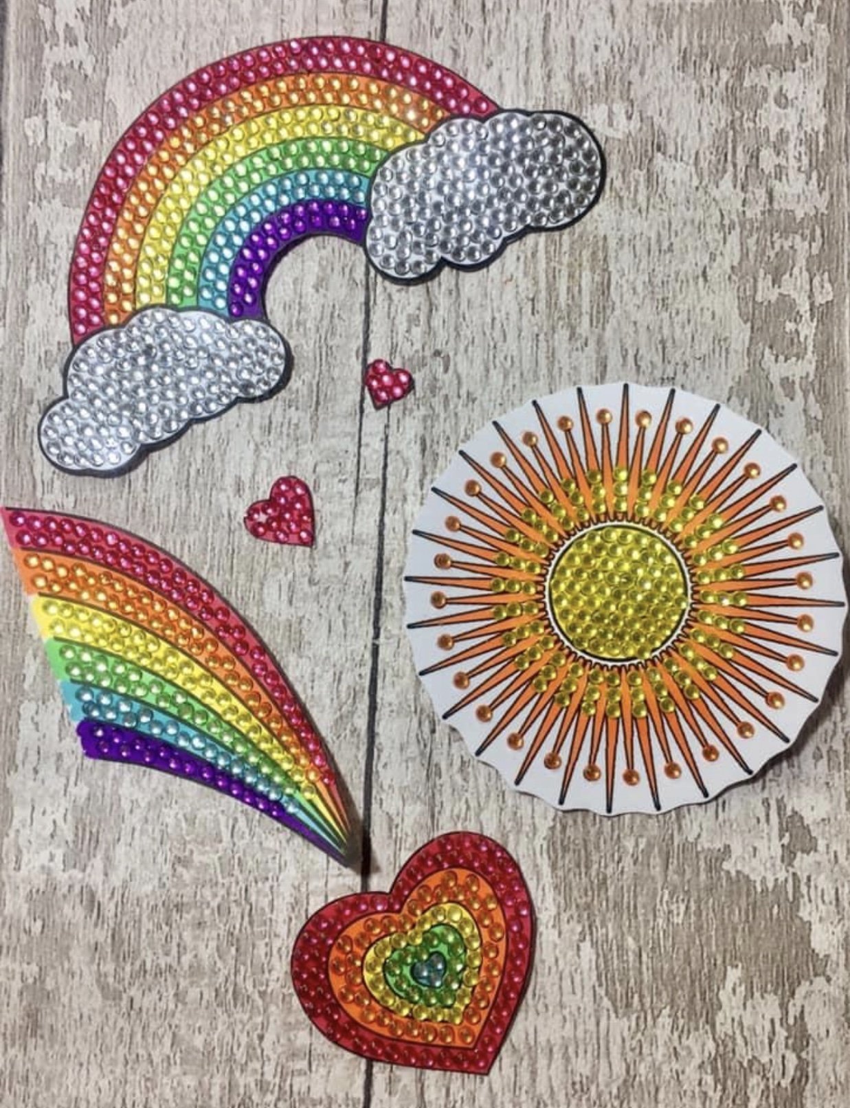 Over The Rainbow Crystal Art Stamp Set