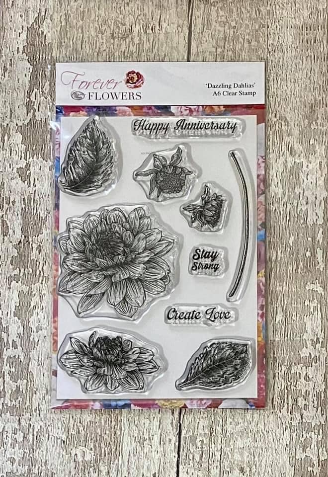 FS11: Forever Flowerz: Dazzling Dahlias A6 Stamp Set