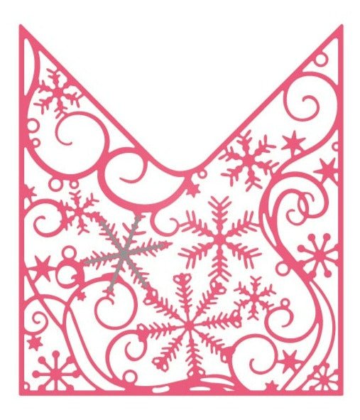 "Cascading Snowflakes" Forever Flowerz Panel Die Set