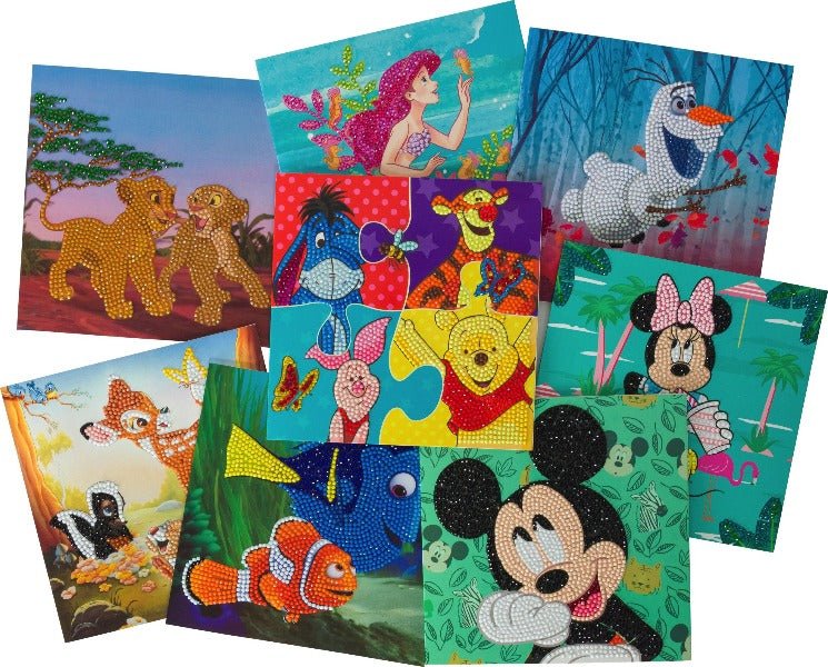 Load image into Gallery viewer, &amp;quot;Disney&amp;quot; Crystal Art Card Set Set of 8
