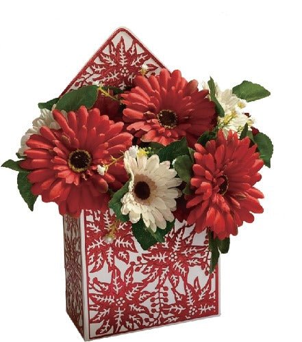 Load image into Gallery viewer, Craft Buddy Poinsettia Envelope Die Set
