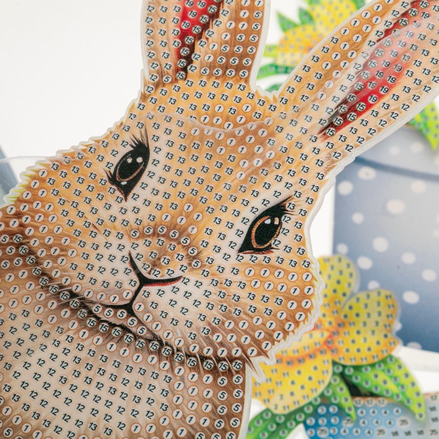 "Easter" Crystal Art LED 3D Scene Kit Before