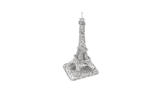 Load image into Gallery viewer, &amp;quot;Eiffel Tower&amp;quot; 3D Colour Me Puzzle Kit
