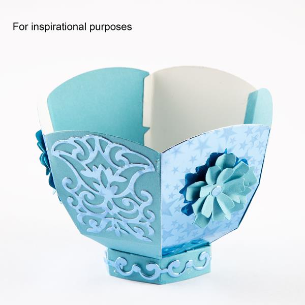 Load image into Gallery viewer, Craft Buddy Forever Flowerz Time for Tea Posy Vase die set
