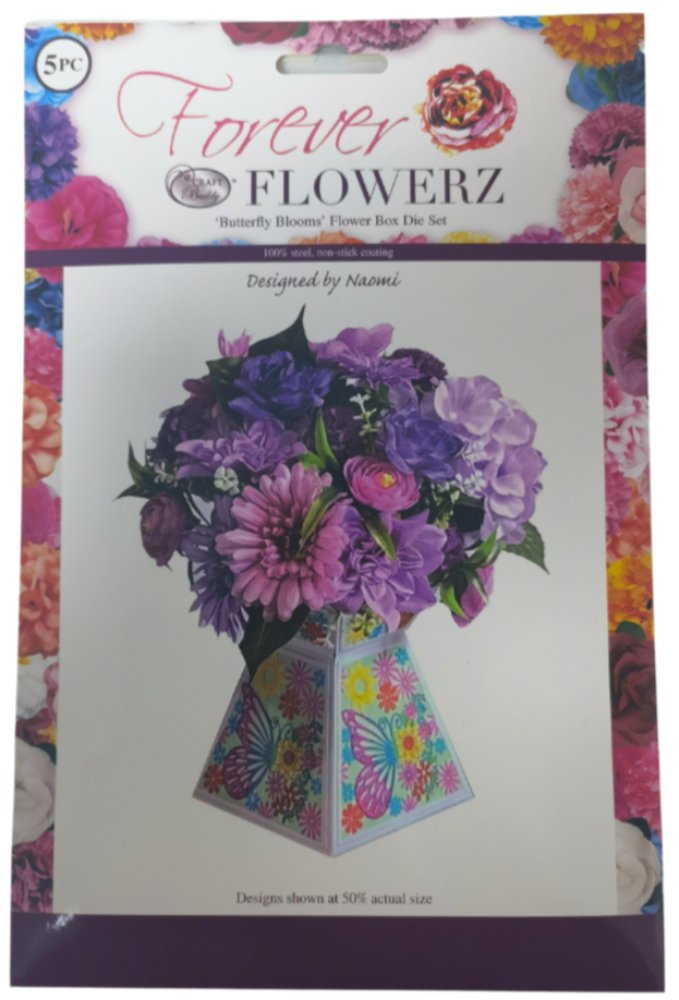 Forever Flowerz Butterfly Blooms Flower Box Die Set