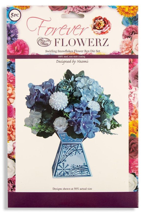 "Swirling Snowflake" Forever Flowerz Flower Box Die Set