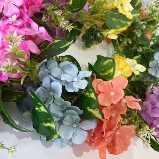 Load image into Gallery viewer, &amp;quot;Summer Happy Hydrangeas&amp;quot; Forever Flowerz Approx 30
