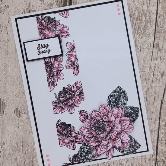 FS11: Forever Flowerz: Dazzling Dahlias A6 Stamp Set