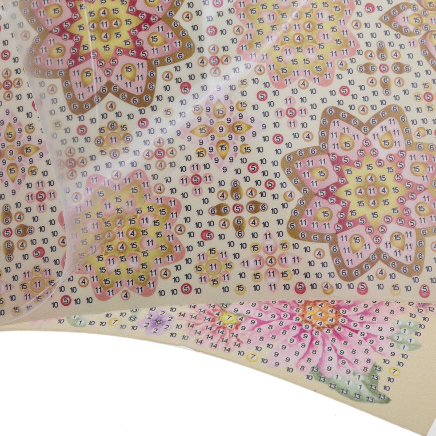 Flora and Mandala Crystal Art Drink Tumblers Content