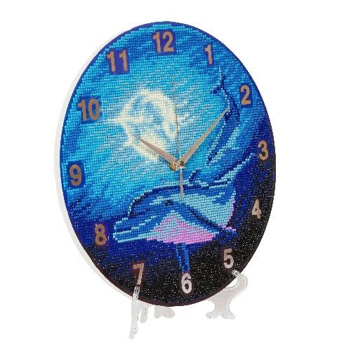 "Watery Moon" Crystal Clock Kit 30cm