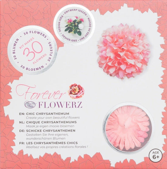 Flower Making Kit - Chic Chrysanthemums - PEACH - FF02PH