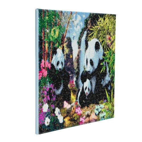 "Panda Valley" Framed Crystal Art Kit 40x50cm