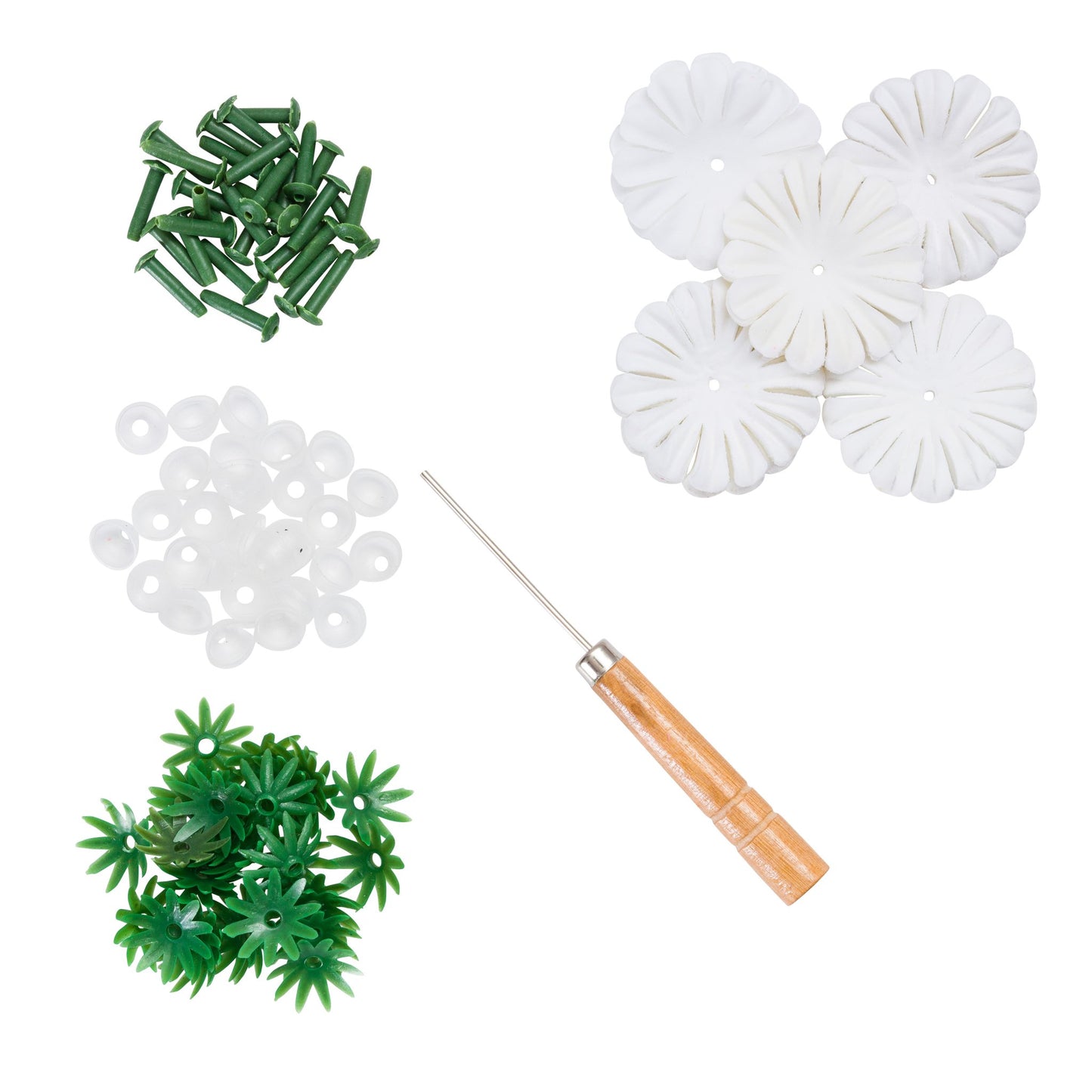 Flower Making Kit - Cute Camellias - WHITE