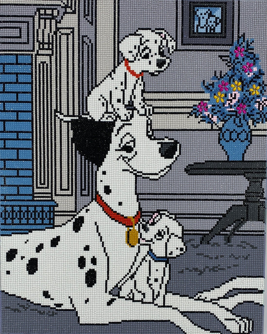 Load image into Gallery viewer, &amp;quot;101 Dalmatians: Pongo and Pups&amp;quot; Crystal Art Kit 40x50cm
