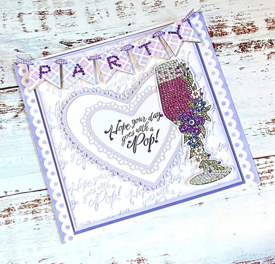 Decorative Nested Hearts Die set