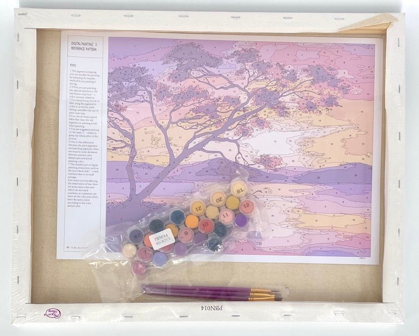 "Sunset" Paint by Numb3rs Framed Kit 40x50cm