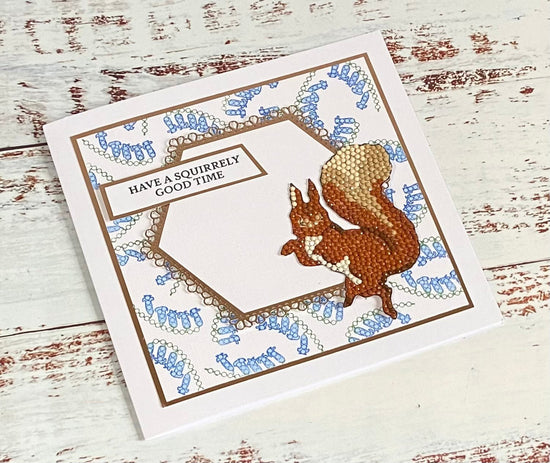 Peter Rabbit Crystal Art A6 Stamp Set - Squirrel Nutkin