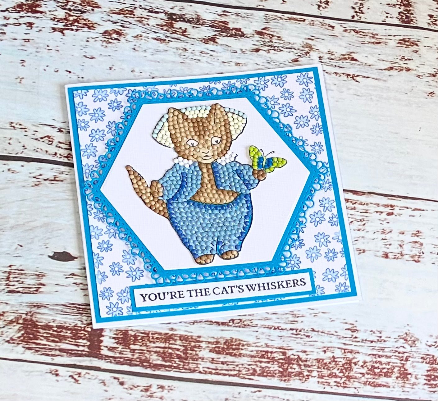 Peter Rabbit Crystal Art A6 Stamp Set - Tom Kitten