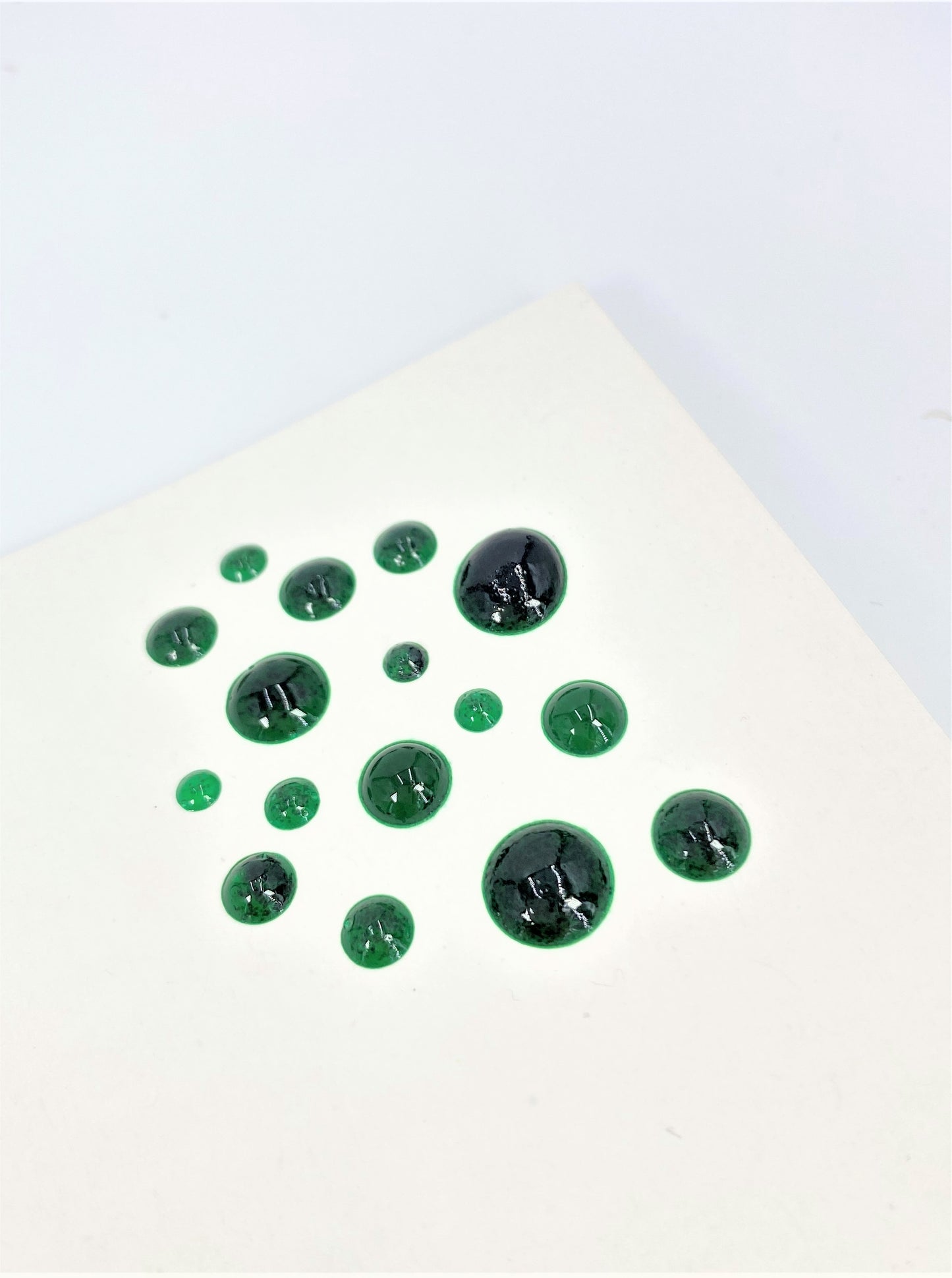 Liquid Glitter Glass Drops- Shimmering Emerald