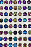 14 Packs of 8mm Aurora Borealis Beaded Gems