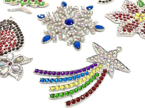 Crystal Art Pendant, Keychain and Jewellery 6 Set