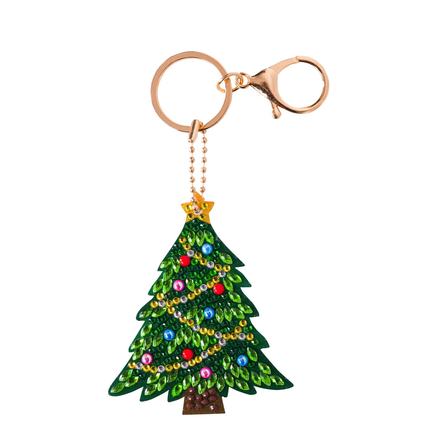 "Festive Collection" Crystal Art Key Rings and Keychains x8